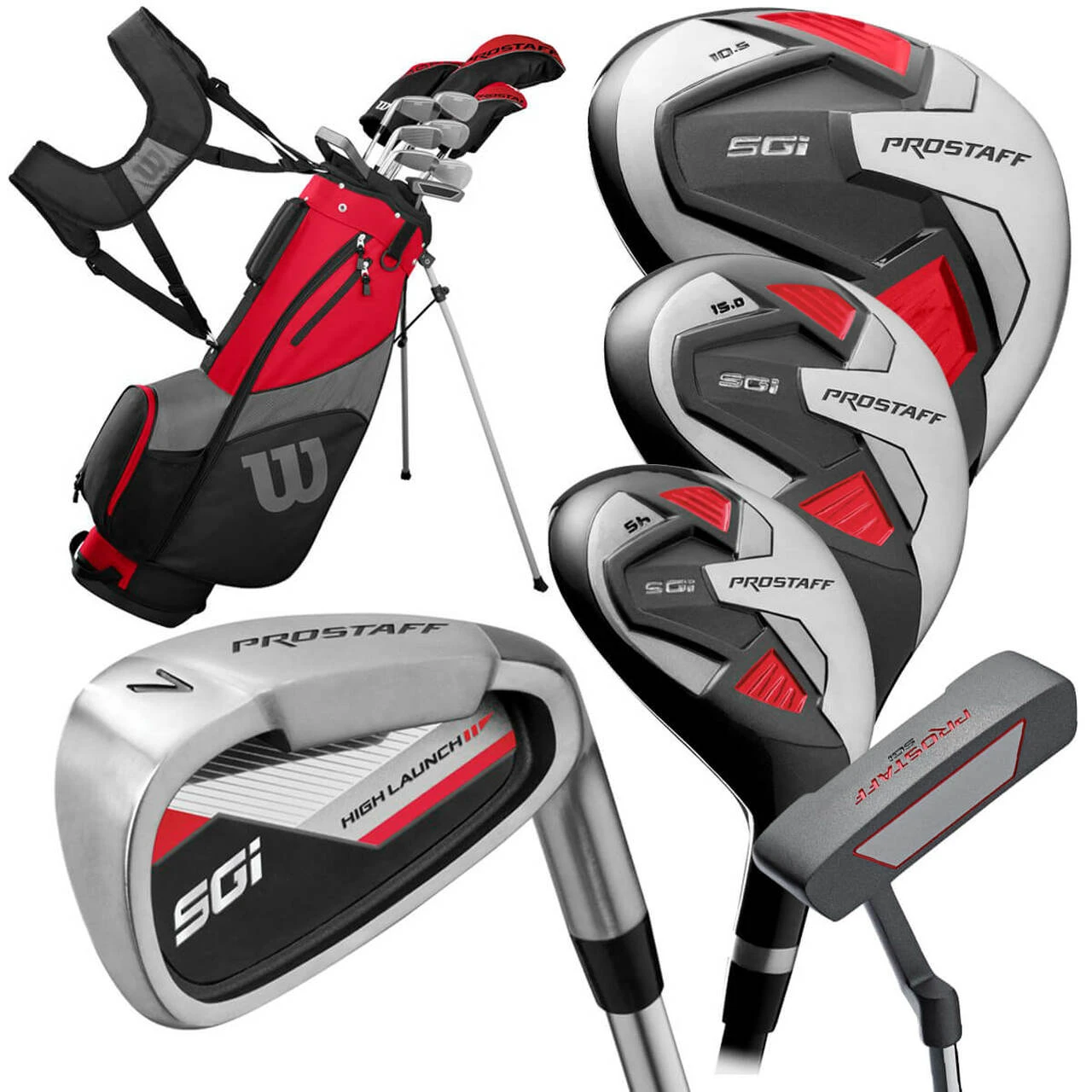 Wilson SGI Golf Package Set Mens RH WGG150009 TALL Wilson SGI Golf Package Set Mens RH WGG150009 TALL -Golf Series Shop 91174 34174.1631056858