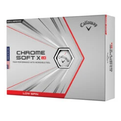 Callaway Chrome Soft X LS Golf Balls | White