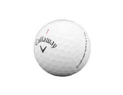 Callaway Chrome Soft X LS Golf Balls | White -Golf Series Shop CSX LS Golf Ball 2021 White Quarter View