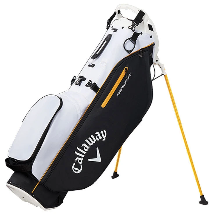 Callaway Fairway C Golf Stand Bag 5122433 Callaway Fairway C Golf Stand Bag 5122433 -Golf Series Shop Callaway Fairway C Golf Stand Bag Black White Gold 1