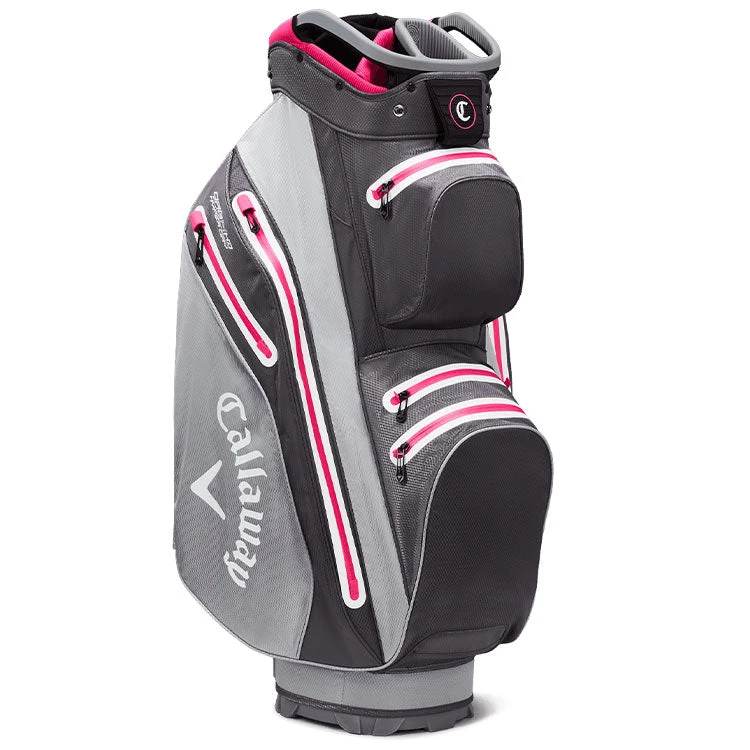 Callaway Org 14 Hyper Dry Golf Cart Bag 5122072 Callaway Org 14 Hyper Dry Golf Cart Bag 5122072 -Golf Series Shop Callaway Org 14 Hyper Dry Golf Cart Bag Charcoal Silver Pink 3