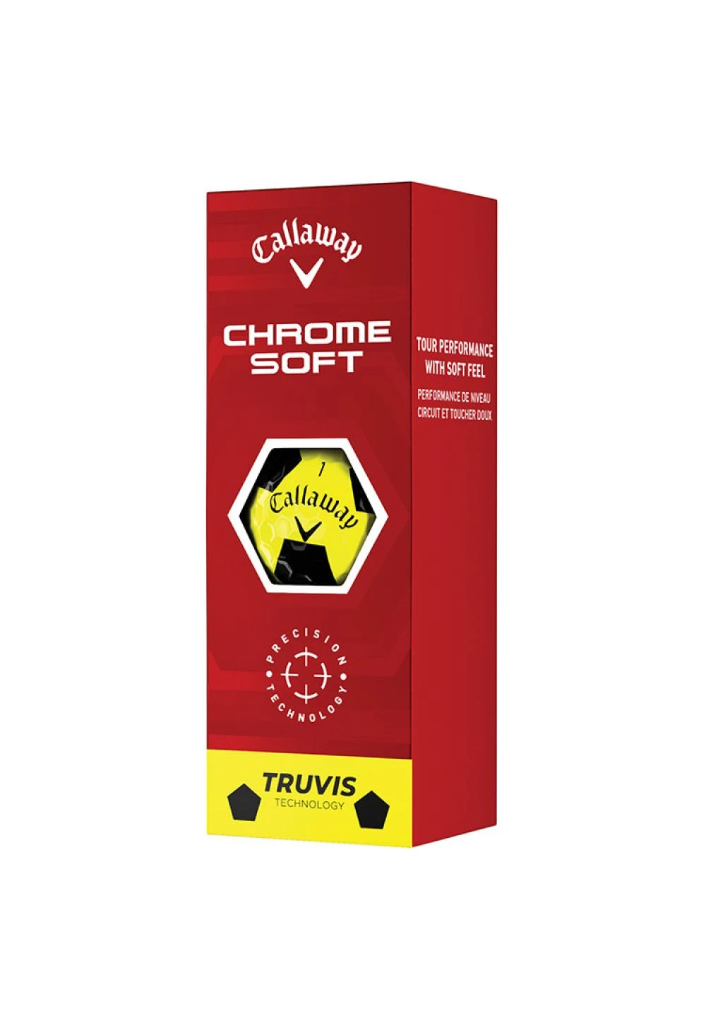 Callaway Chrome Soft Truvis Golf Balls | Yellow/Black Callaway Chrome Soft Truvis Golf Balls | Yellow/Black -Golf Series Shop Callaway Chrome Soft Truvis Golf Balls Yellow 105