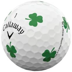 Callaway Chrome Soft Truvis Shamrock Golf Balls -Golf Series Shop Callaway Chrome Soft Truvis Shamrock Golf Balls White 2