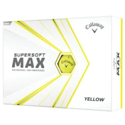 Callaway Supersoft Max Golf Balls | Yellow