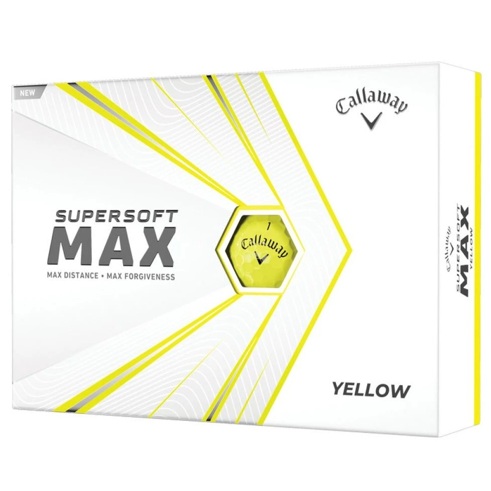 Callaway Supersoft Max Golf Balls | Yellow Callaway Supersoft Max Golf Balls | Yellow -Golf Series Shop