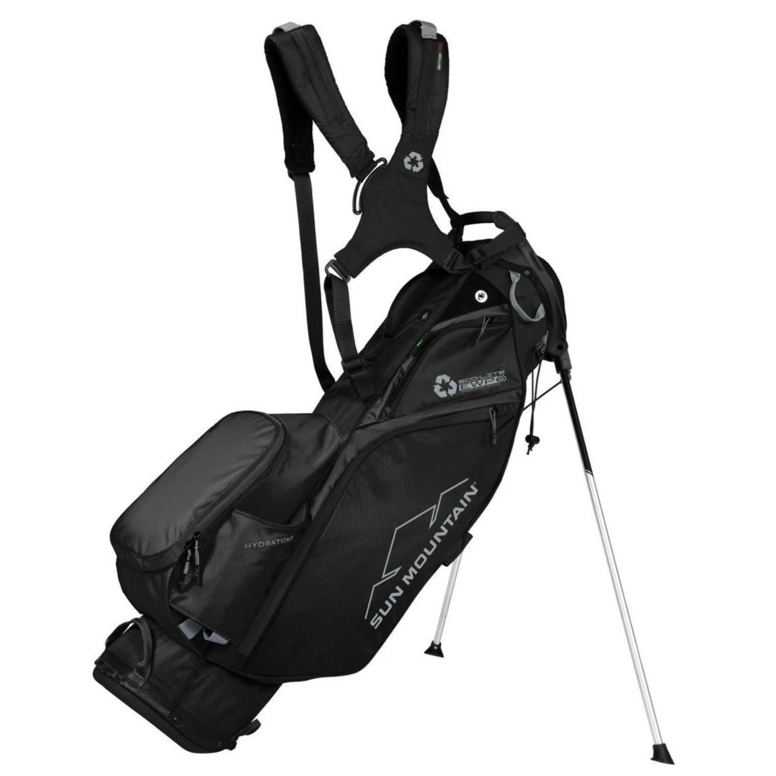 Sun Mountain ECO-Lite EWP 4 Way Golf Stand Bag Sun Mountain ECO-Lite EWP 4 Way Golf Stand Bag -Golf Series Shop ECO LITESTANDEWP4WAY BLACK 6