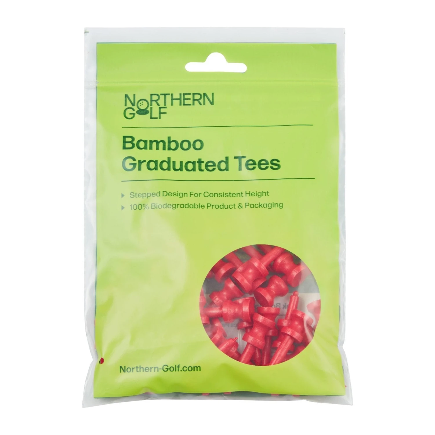 Northern Golf Red Bamboo Graduated Tees Northern Golf Red Bamboo Graduated Tees -Golf Series Shop Northern Golf Red Bamboo Graduated Tees 3