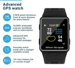 Shot Scope G3 GPS Golf Watch 4 Shot Scope G3 GPS Golf Watch -Golf Series Shop Shot Scope G3 GPS Golf Watch 9