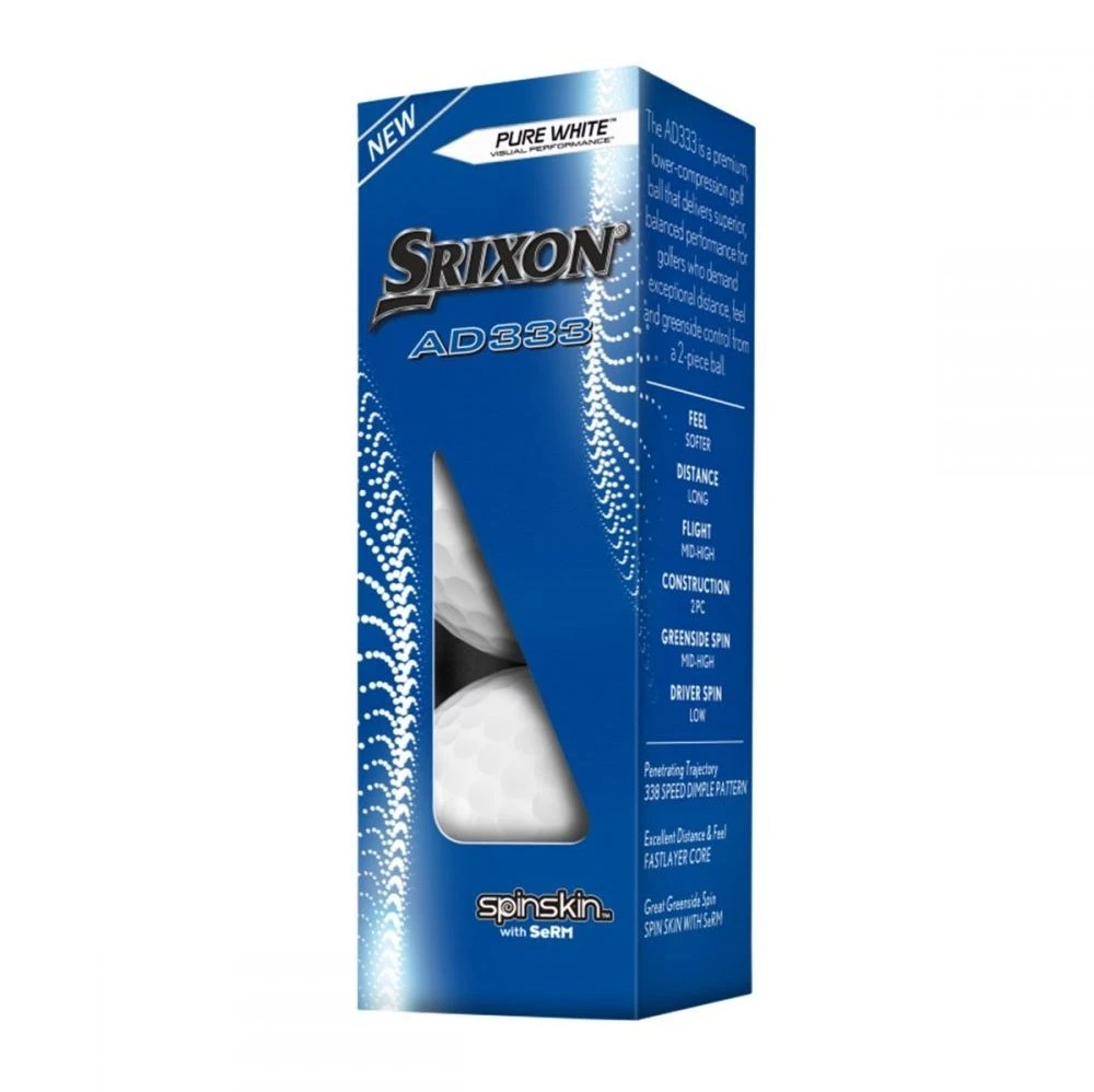 Srixon AD333 Golf Balls | White Srixon AD333 Golf Balls | White -Golf Series Shop