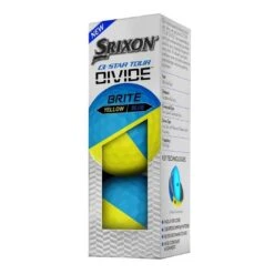 Srixon Q-Star Tour Divide Golf Balls | Yellow/Blue -Golf Series Shop Srixon Star Tour Divide Golf Balls Yellow Blue 20