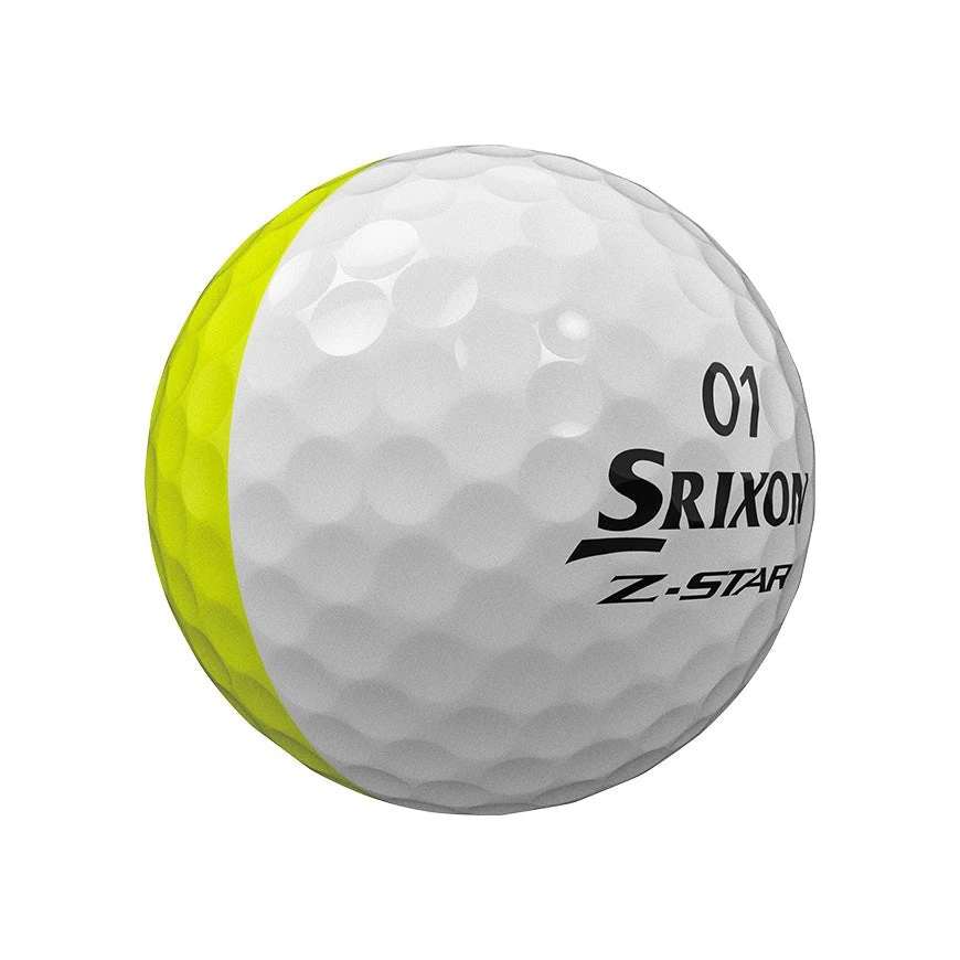Srixon Z-Star Tour Divide Golf Balls | Yellow/White Srixon Z-Star Tour Divide Golf Balls | Yellow/White -Golf Series Shop