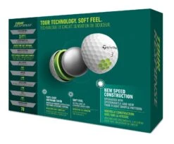 TaylorMade Tour Response Golf Balls | White -Golf Series Shop TM22BAL TA505 N7638401 TourResponse WHT GLB dz Tray v3