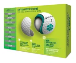 TaylorMade Soft Response Golf Balls | White -Golf Series Shop TM22BAL TA508 N7640701 SoftResponse WHT GLB dz Tray v3