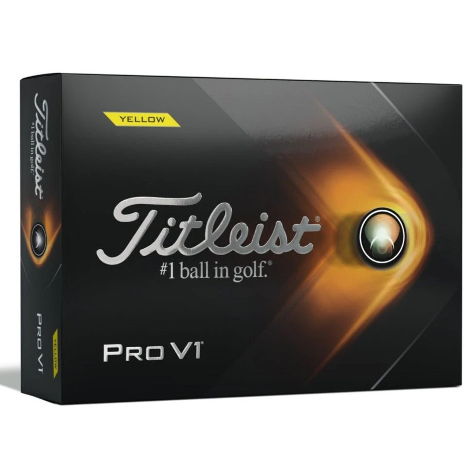 Titleist Pro V1 Golf Balls | Yellow Titleist Pro V1 Golf Balls | Yellow -Golf Series Shop Titleist Pro Golf Balls Yellow 24