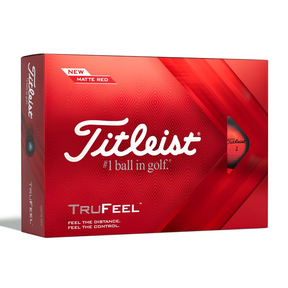 Titleist TruFeel Golf Balls | Red Titleist TruFeel Golf Balls | Red -Golf Series Shop Titleist TruFeel Golf Balls Red 4
