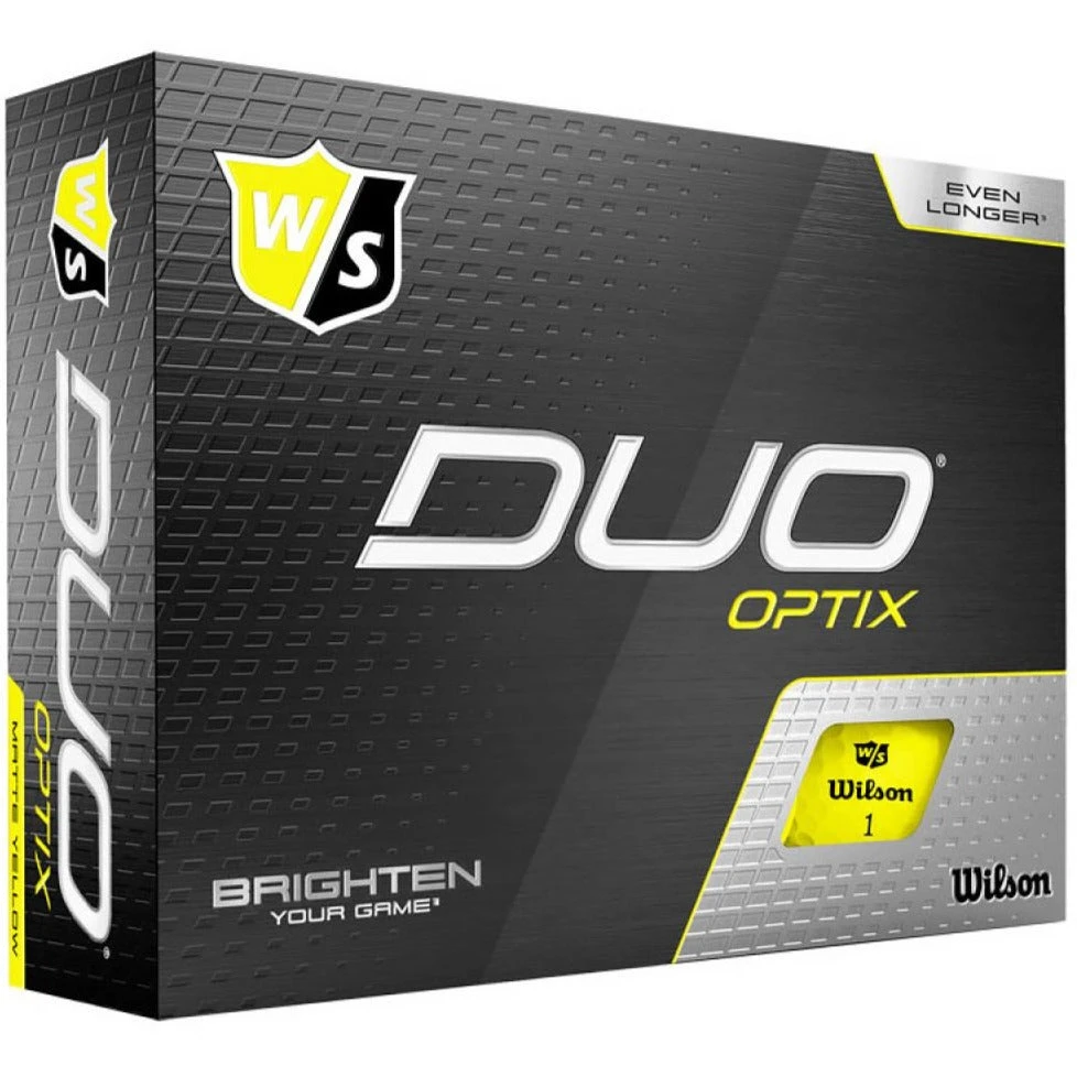 Wilson Staff Duo Optix Matte Golf Balls | Yellow Wilson Staff Duo Optix Matte Golf Balls | Yellow -Golf Series Shop