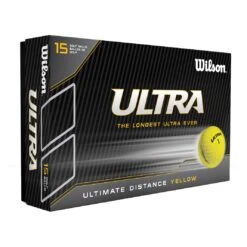 Wilson Ultra Ultimate Distance Golf Balls | Yellow