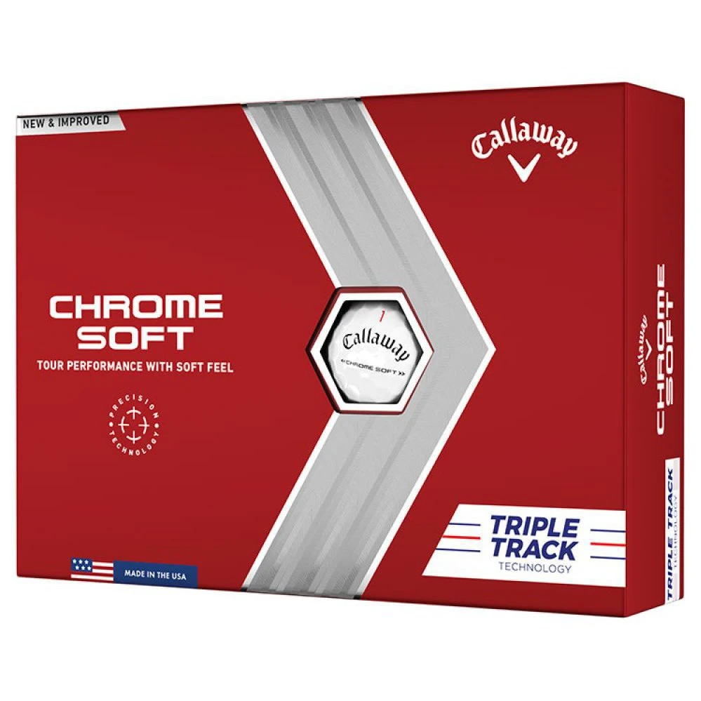 Callaway Chrome Soft Triple Track Golf Balls | White Callaway Chrome Soft Triple Track Golf Balls | White -Golf Series Shop callaway chrome soft triple track golf balls white 190