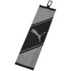 Puma Microfiber Tri-Fold Golf Towel 054338 1 Puma Microfiber Tri-Fold Golf Towel 054338 -Golf Series Shop puma trifold towel blackgrey